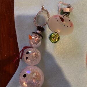 Festive Snowman Ornaments